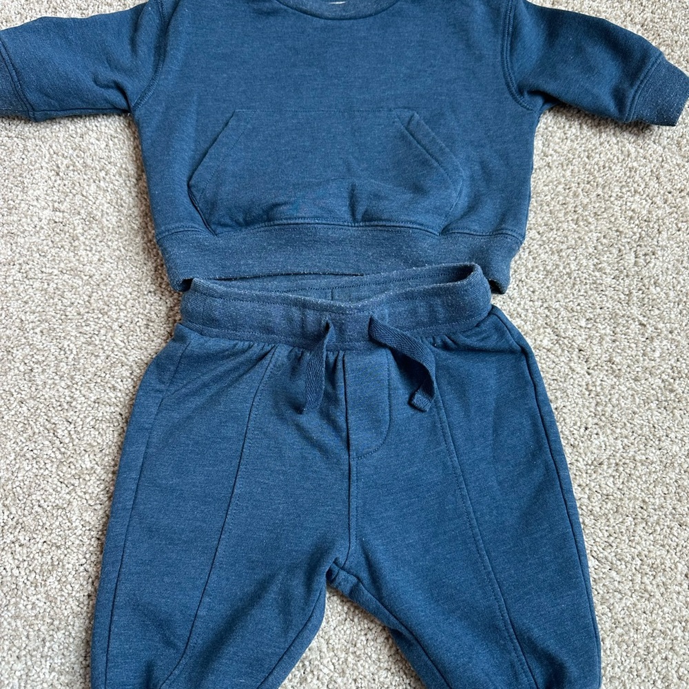 Tucker + Tate Blue Joggers Soft Knit Elastic Waist